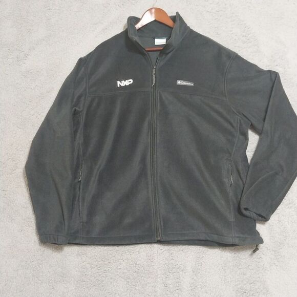 Columbia Sportswear Company Mens Black Full Zip Fleece‎ Jacket Size 2XL - Picture 1 of 10